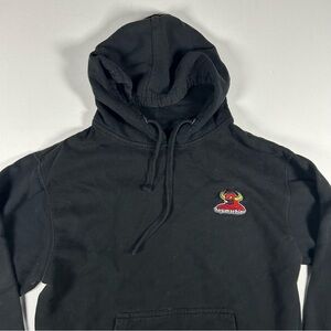 Toy machine, RARE Monster Embroidery Logo Hoodie Size Medium Skate Grunge